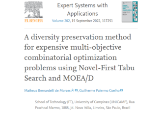 A diversity preservation method for expensive multi-objective combinatorial optimization problems using Novel-First Tabu Search and MOEA/D