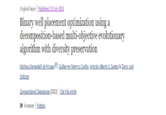 Binary well placement optimization using a decomposition-based multi-objective evolutionary algorithm with diversity preservation