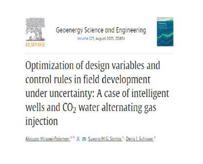 Optimization of design variables and control rules in field development under uncertainty: A case of intelligent wells and CO2 water alternating gas injection